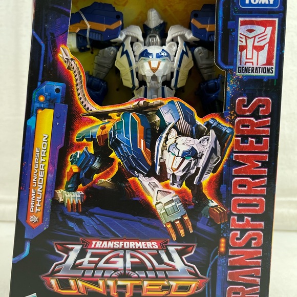 Transformers Legacy United Thundertron (Universo Prime) - Action Figure Voyager Class 17,5 Cm Convertibile
